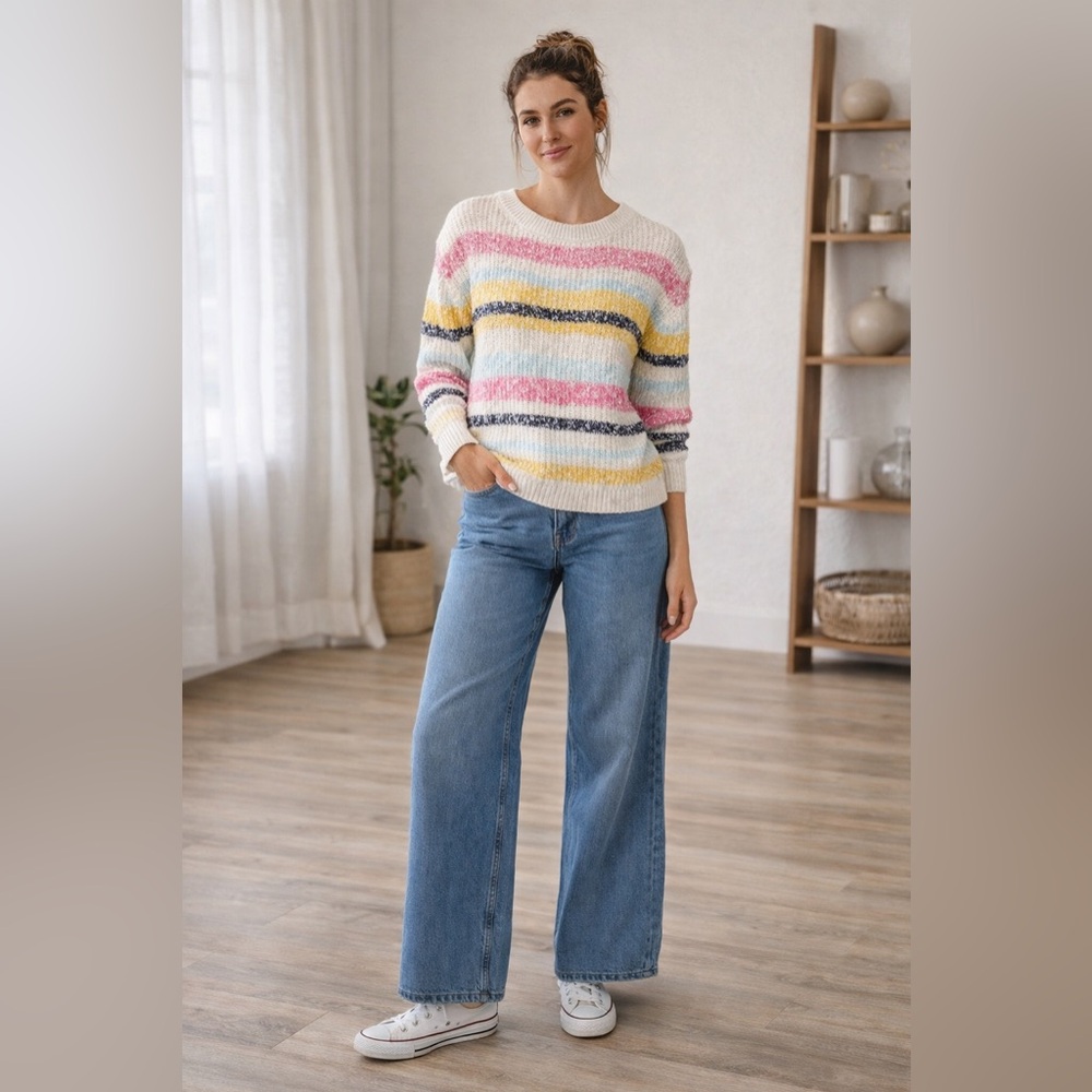 Striped Multicolor Women's Sweater